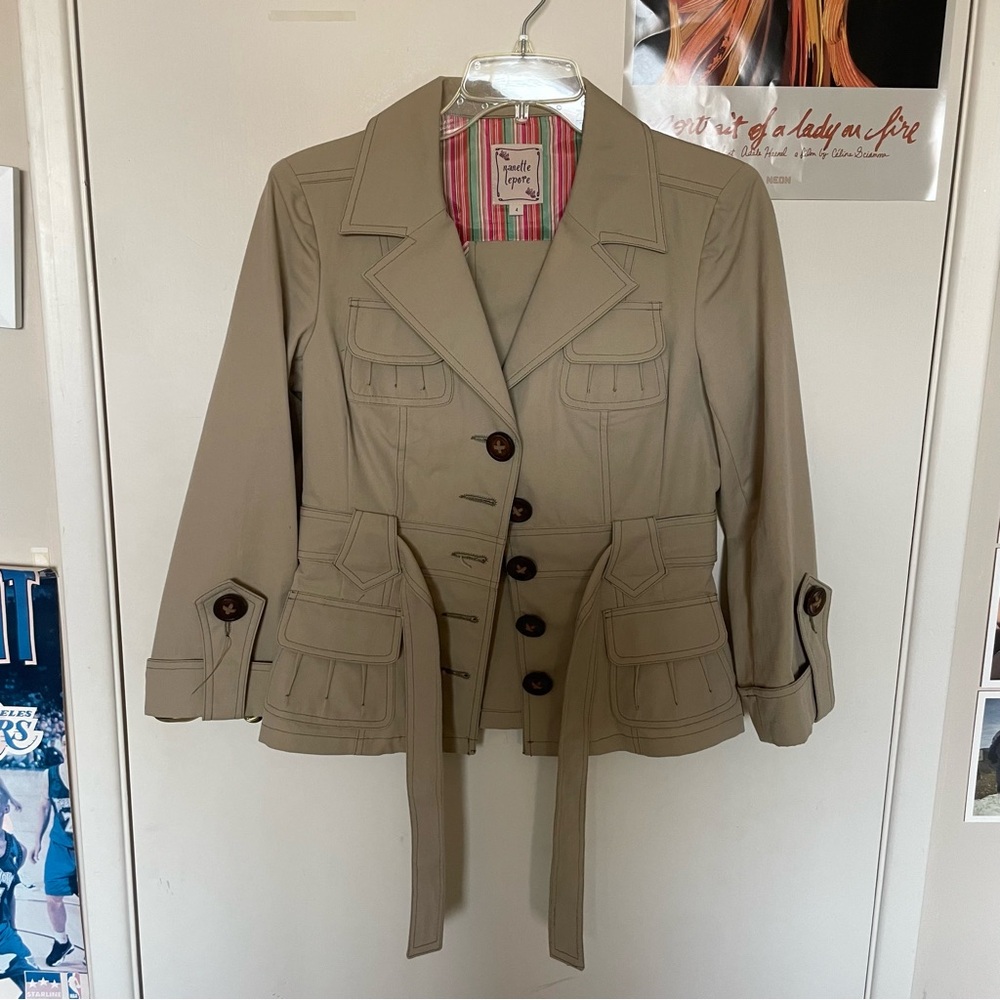 Nanette Lepore Khaki Utility Jacket